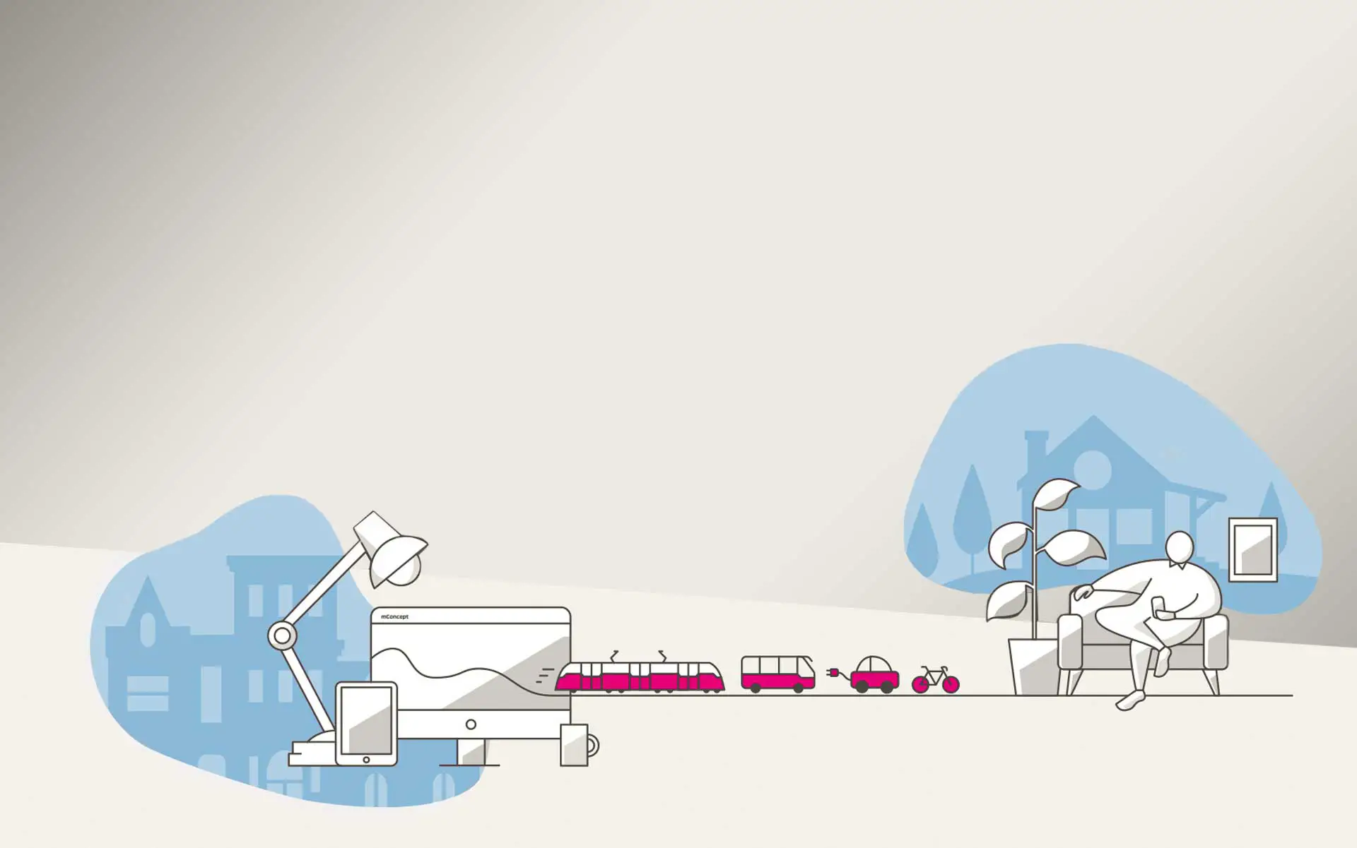 Sustainable employees' travel options.