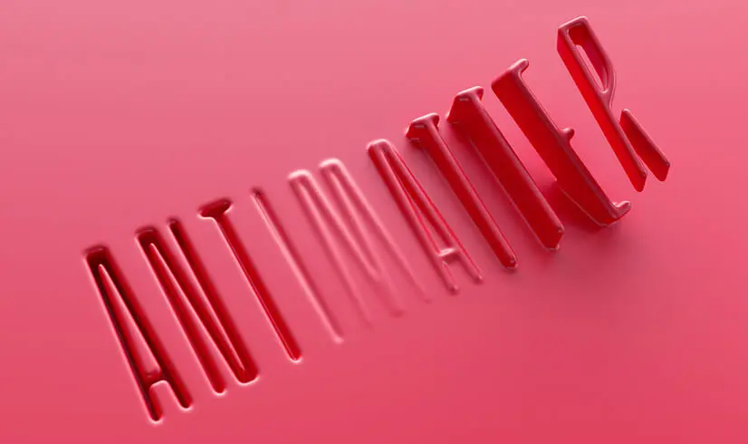 3D typography