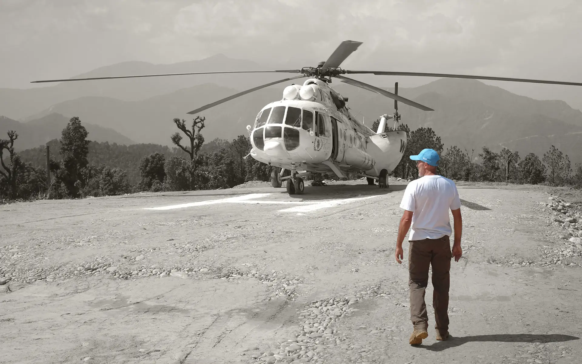 In the service of humanitarian assistance.